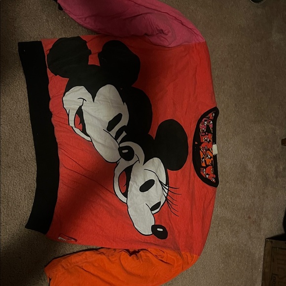 Disney Kids Red and Black Mickey Mouse Sweatshirt - Picture 1 of 4
